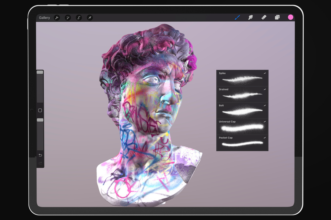 Digital Graffiti Brush Set for Procreate App