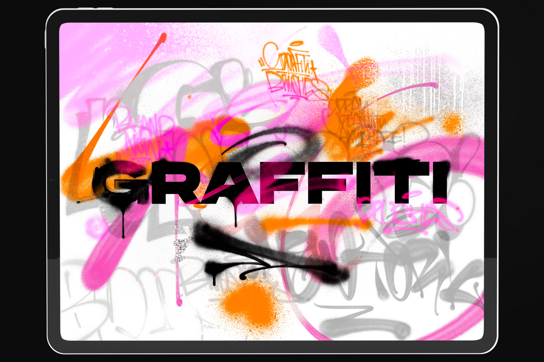 Digital Graffiti Brush Set for Procreate App